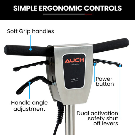 Commercial 17 inch orbital floor scrubber and polisher, view 8