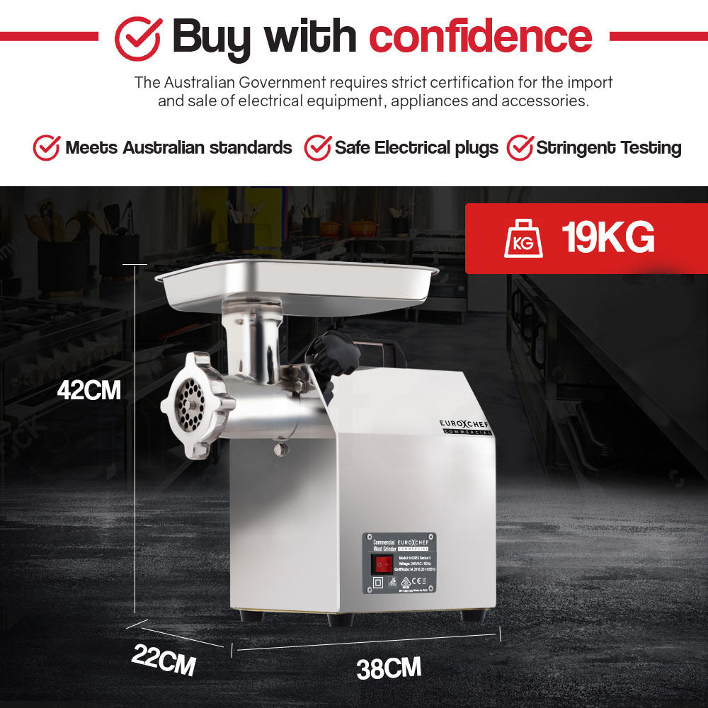 Control switch on the MG950 Series II commercial meat grinder