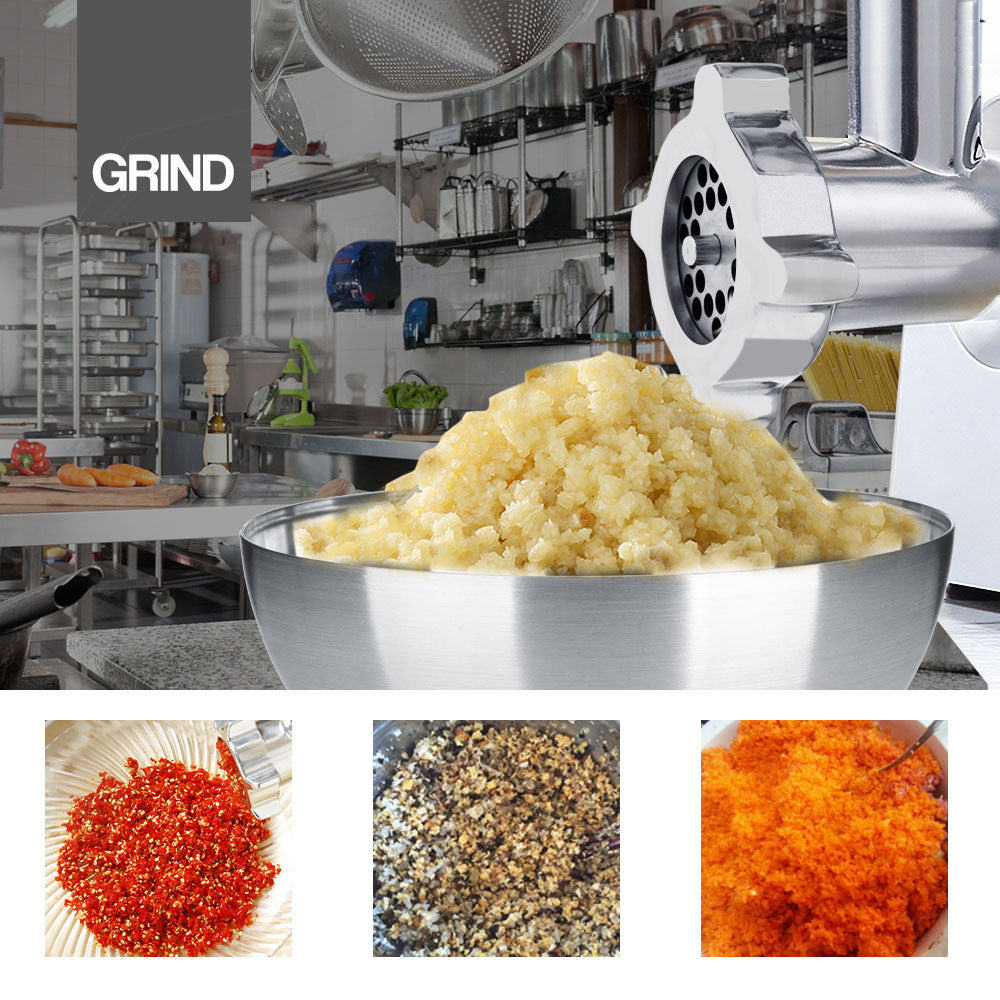 Mince produced by the 150 kg per hour commercial meat grinder