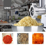 Mince produced by the 150 kg per hour commercial meat grinder