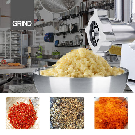 Mince produced by the 150 kg per hour commercial meat grinder