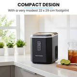 Carry handle on the 6 kg portable ice maker