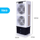 Rear cooling filter panel of the portable evaporative air cooler