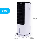 Air cooler with remote control and two ice cooling packs included