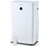 Portable air conditioner rated 3.5 kW, 12000 BTU, front view