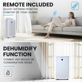Molveno Portable Air Conditioner, 3.5kW, with Dehumidifier
