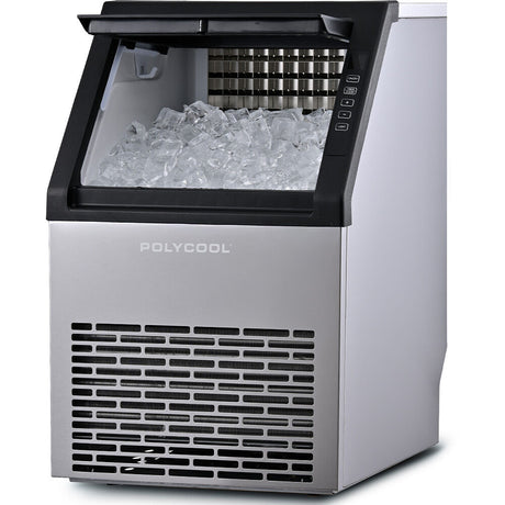 Commercial ice maker producing up to 45 kg of cube ice per day