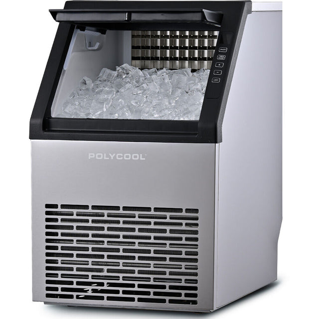Commercial ice maker producing up to 45 kg of cube ice per day