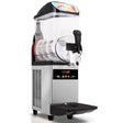 Commercial slush machine with 12 L single tank and stainless steel body
