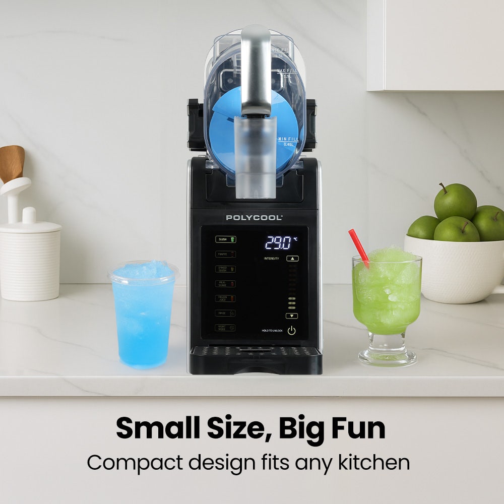 Touchscreen presets for soft drink, juice, dairy, coffee and cocktail mixes