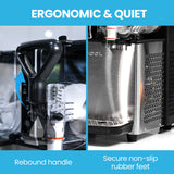 Slush machine dimensions 37 cm wide, 49 cm deep and 55 cm high