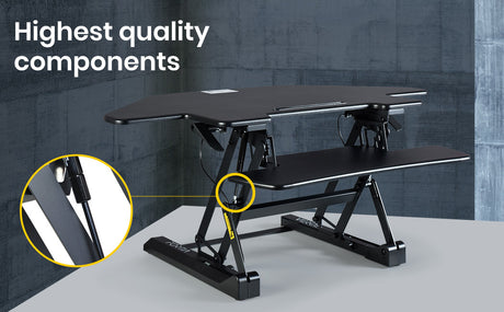 Fortia Adjustable Corner Desk Riser