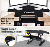 Fortia Adjustable Corner Desk Riser
