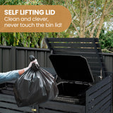 Forrest Double Wood Wheelie Bin Enclosure, 2 Doors