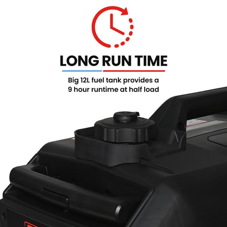 Portable Inverter Generator, 4.75kW Peak 3.8kW Remote Start