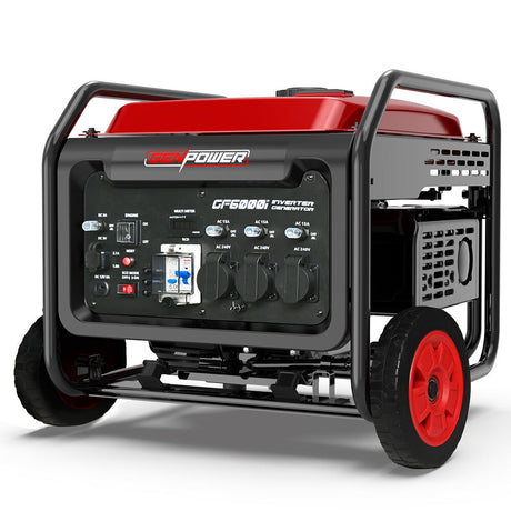 Portable Inverter Generator, 6kW Peak 5kW Open Frame Petrol