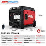 Vik Inverter Generator, 6.0kW Continuous