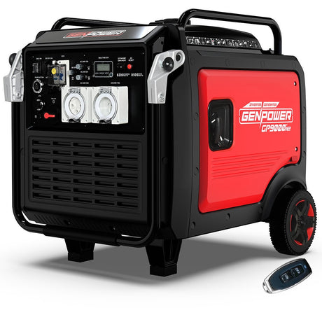 Portable Inverter Generator, 8.5kW Peak 8.2kW ATS Compatible RCD Remote Start