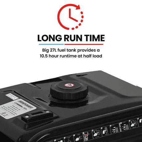 Portable Inverter Generator, 8.5kW Peak 8.2kW ATS Compatible RCD Remote Start