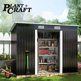 Baxter Steel Garden Shed, 2.38 x 1.31m, Skillion Roof