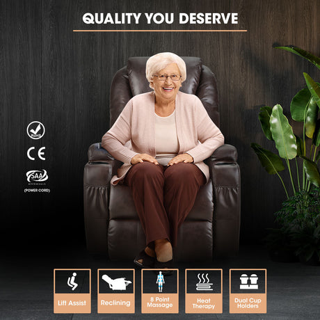 FORTIA Electric Massage Lift Recliner Chair