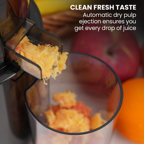 Pulp container and juice cup supplied with the charcoal grey juicer