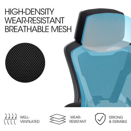 Dampier black mesh ergonomic office chair