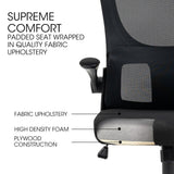 FORTIA Comfort Ergonomic Mesh Office Chair with Adjustable Recline — Allure Home Collections