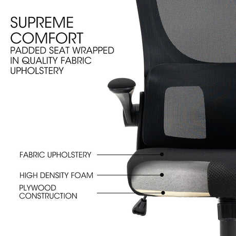 FORTIA Comfort Ergonomic Mesh Office Chair with Adjustable Recline — Allure Home Collections