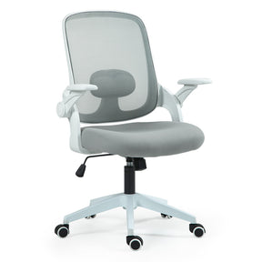 Wandering grey coolmesh ergonomic office chair in a home office