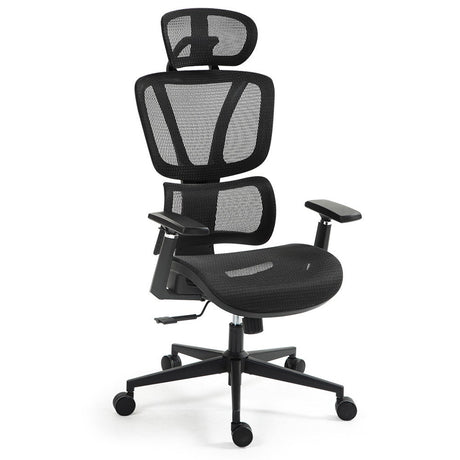 Karratha black mesh ergonomic office chair