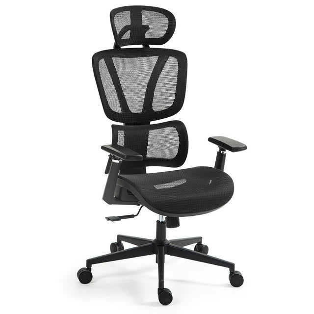 Karratha black mesh ergonomic office chair