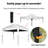 Ground peg and guy rope anchoring a gazebo leg for stability on grass