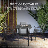 Fortia E-Coated 150x90cm Outdoor Dining Table