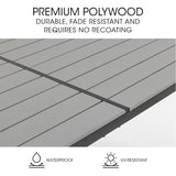 Fortia Rectangular Outdoor Dining Table 150x90cm