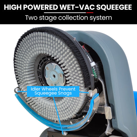 Commercial walk behind floor scrubber and dryer 360mm, view 4