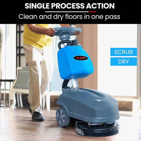 Commercial walk behind floor scrubber and dryer 360mm, view 7