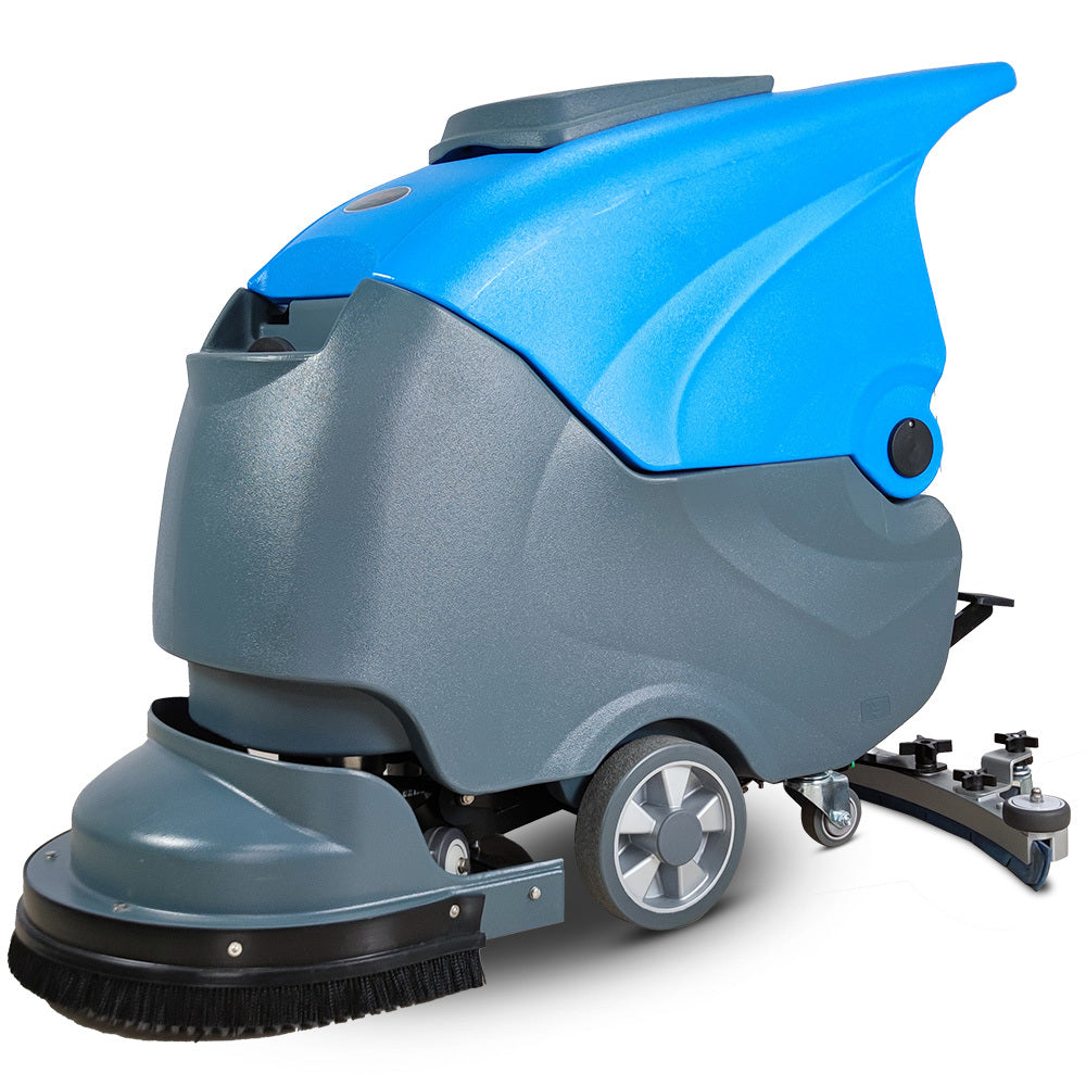 Commercial walk behind floor scrubber and dryer 490mm, view 1