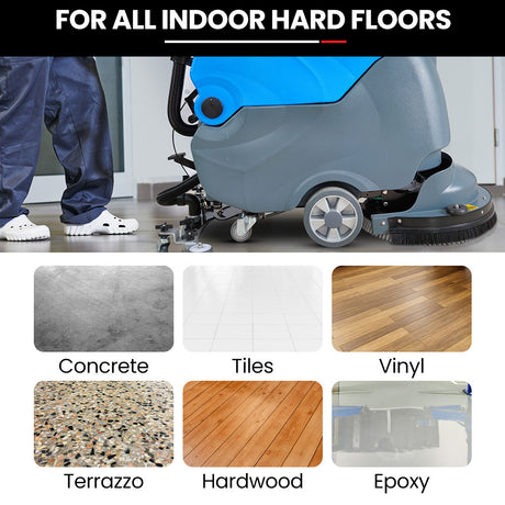 Commercial walk behind floor scrubber and dryer 490mm, view 8