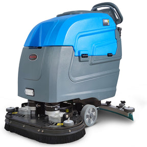 Commercial walk behind floor scrubber and dryer 720mm, view 1