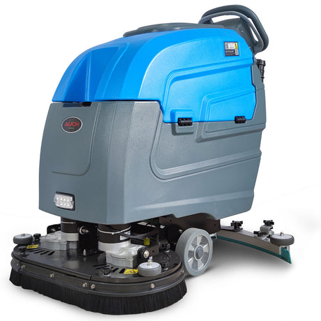 Commercial walk behind floor scrubber and dryer 720mm, view 1