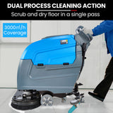 Commercial walk behind floor scrubber and dryer 720mm, view 5