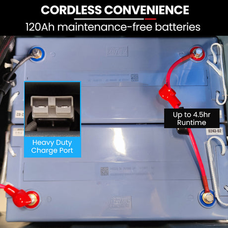 Commercial walk behind floor scrubber and dryer 720mm, view 8