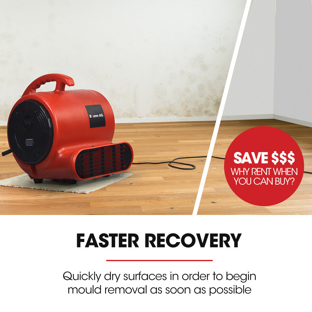 Carpet dryer air mover blower fan 700 CFM, view 7