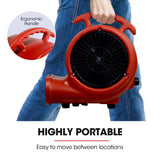 Carpet dryer air mover blower fan 700 CFM, view 10