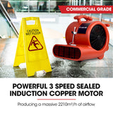 Carpet dryer air mover blower fan 1300 CFM, view 2