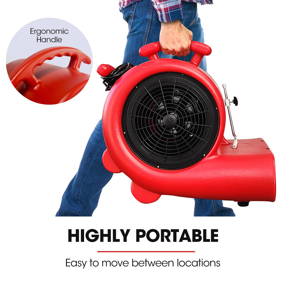 Carpet dryer air mover blower fan 1300 CFM, view 10