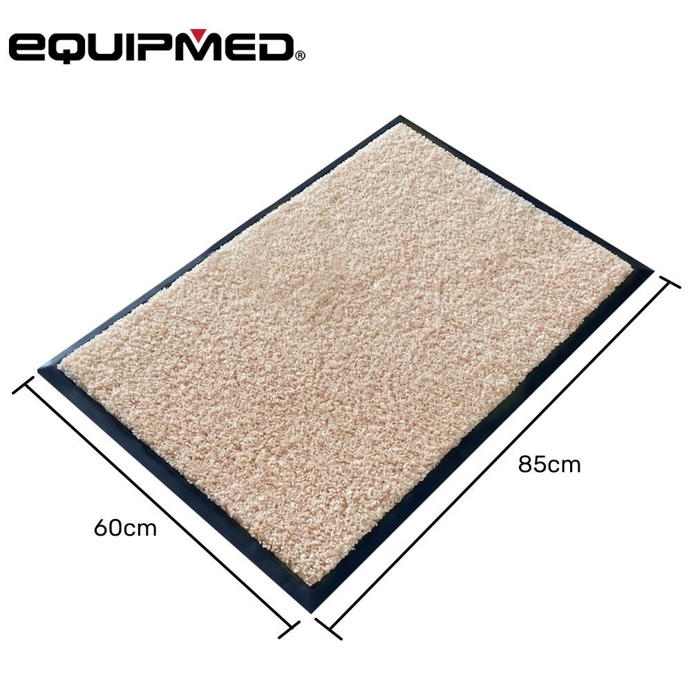 Non Slip Indoor Floor Mat, Beige 60x85cm