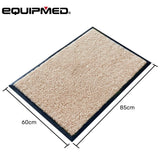 Non Slip Indoor Floor Mat, Beige 60x85cm