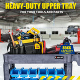 Mobile Parts Bin Utility Trolley, 32 Bins